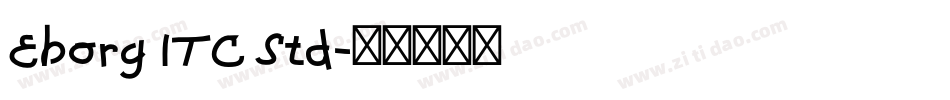 Eborg ITC Std字体转换